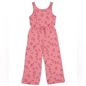 Wonder Nation Coral Sleeveless jumpsuit